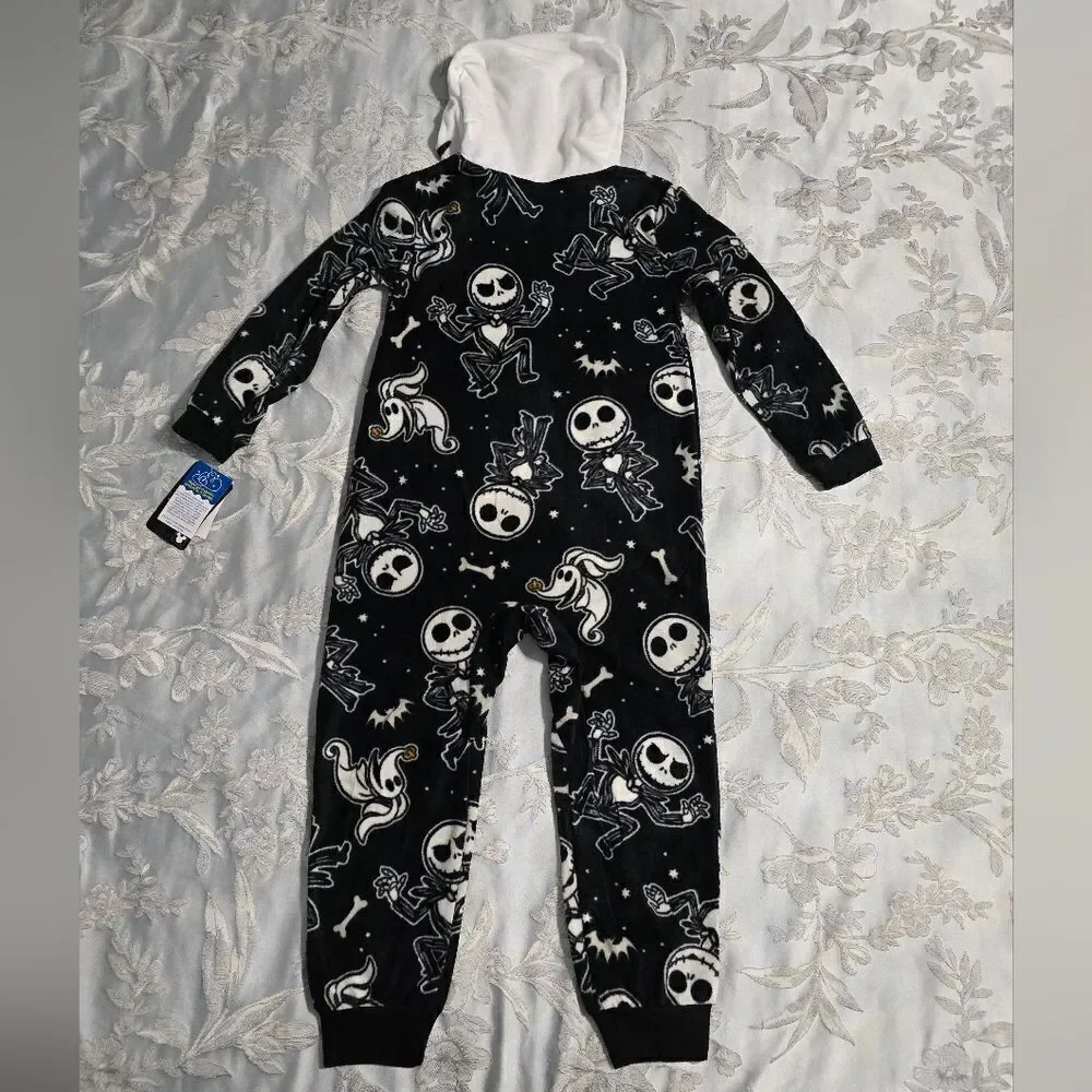 The Nightmare Before Christmas Disney Boys Union Suit Pajama Halloween